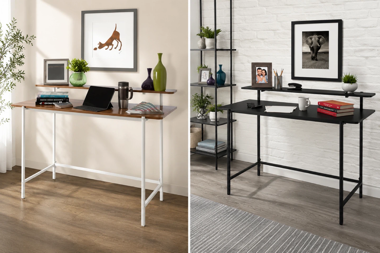 Bramar Standing Desk with Monitor Riser