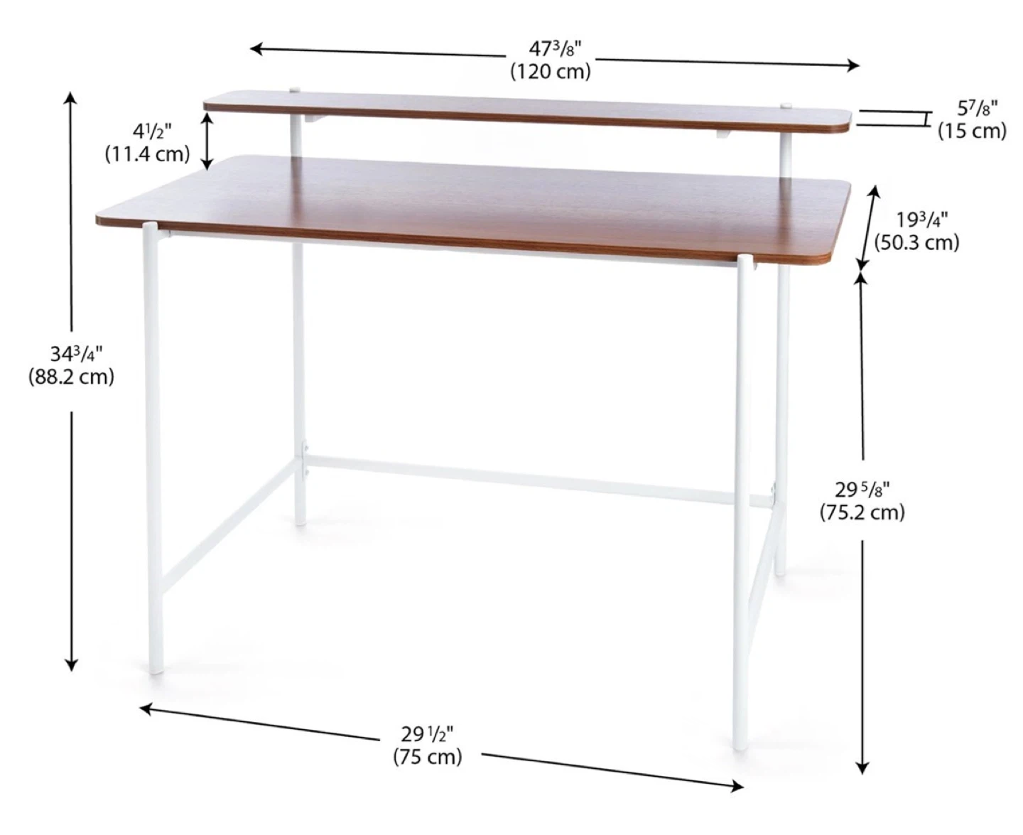 Bramar Standing Desk with Monitor Riser - photo 2