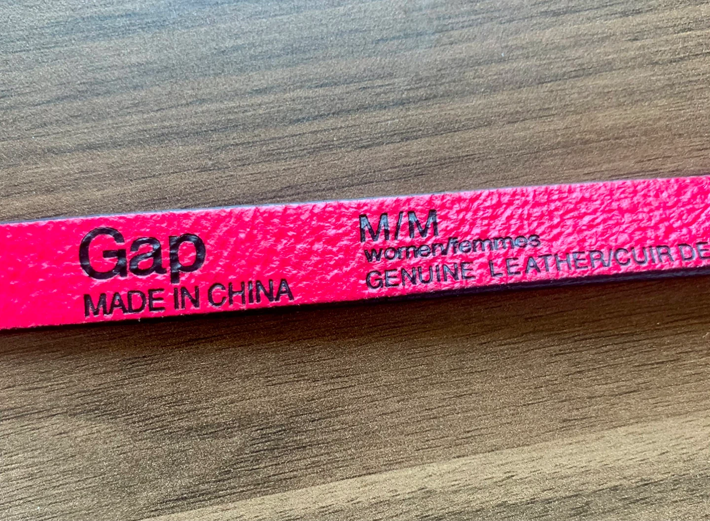 Gap Women's M/M Pink Floral Genuine Leather Belt - photo 2