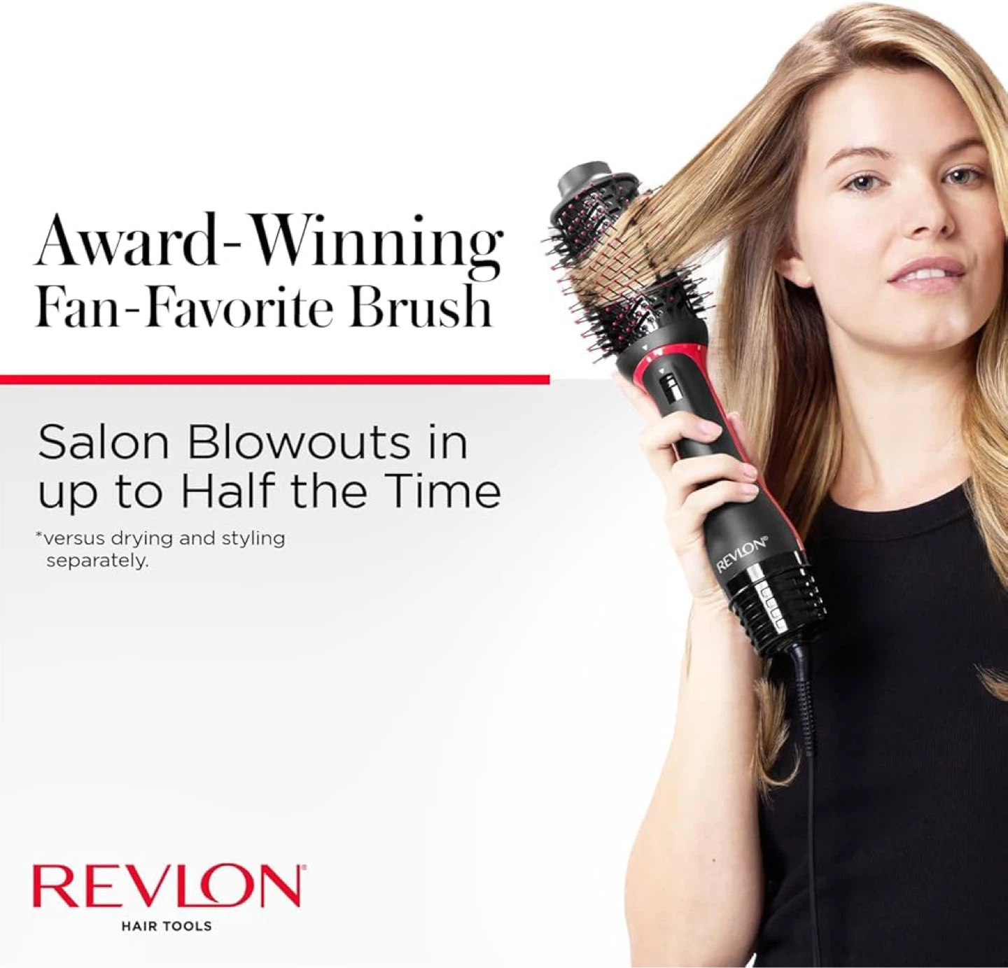 Revlon One-Step Hair Dryer and Volumizer Plus 2.4 Inch Barrel