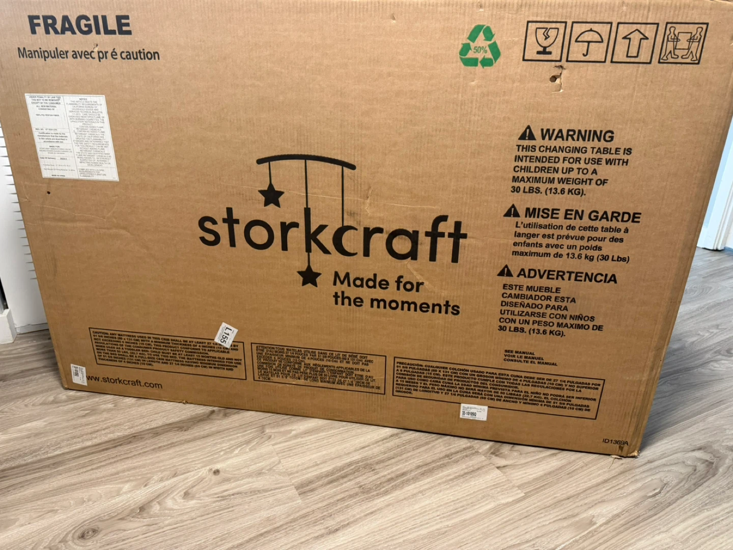 Storkcraft Portofino 5-in-1 Convertible Crib and Changer - photo 2