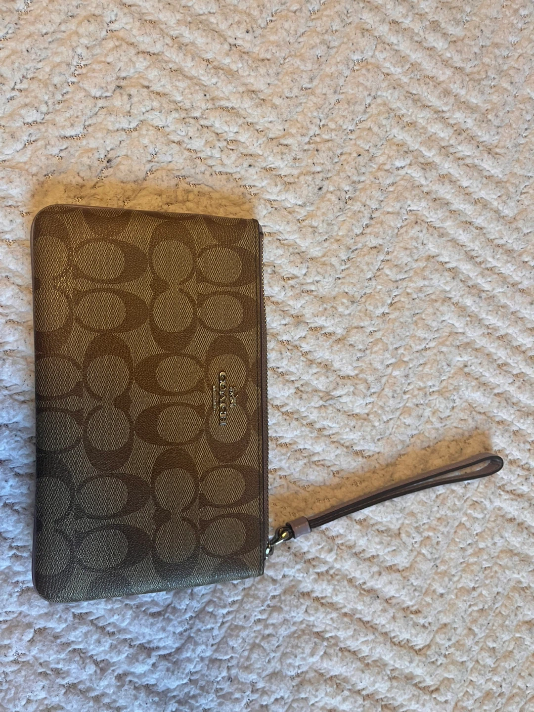 Coach Signature Wristlet Wallet