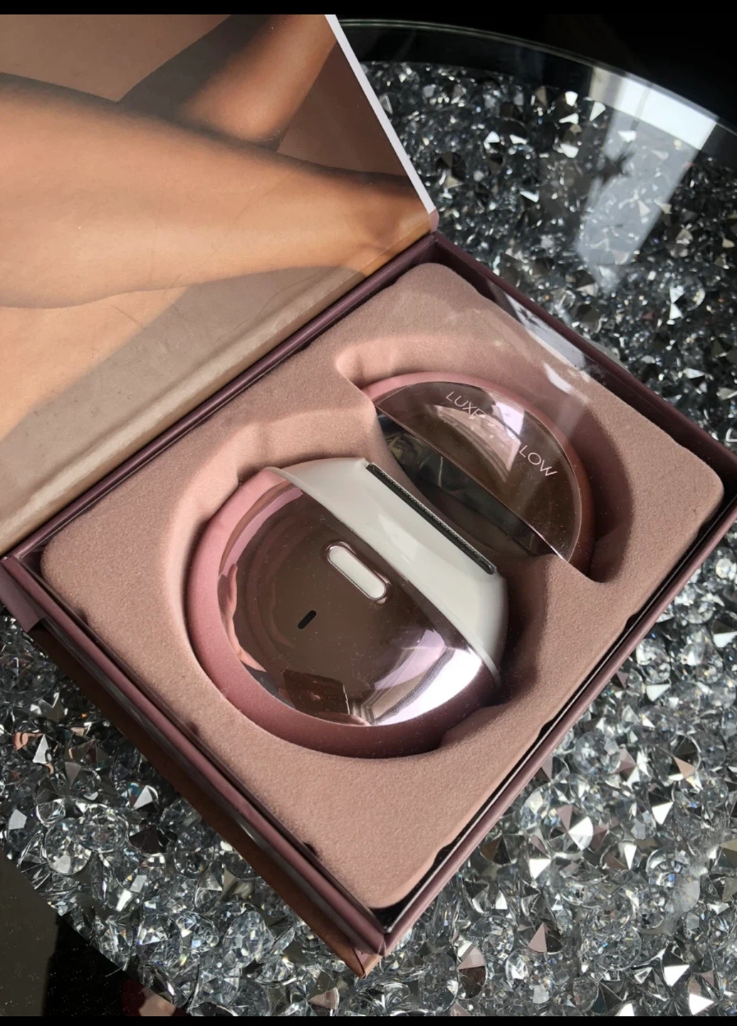 ⚽️  NEW Luxe + Willow Sleek Rechargeable Shaver - Rose Gold - photo 2