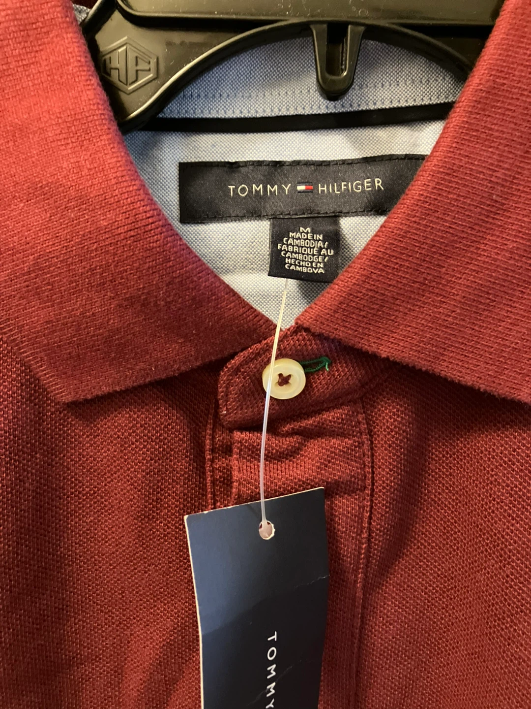 Tommy Hilfiger Men's Red Polo Shirt - photo 3