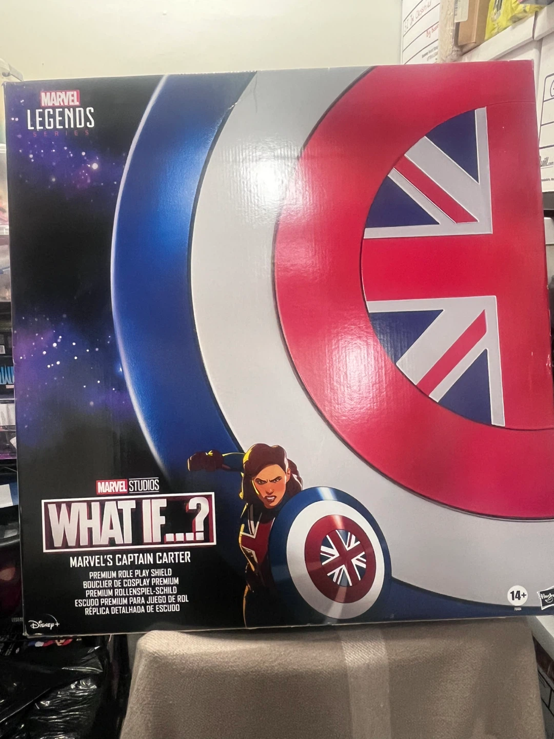 Marvel Legends What If Captain Carter Premium Role Play Shield
