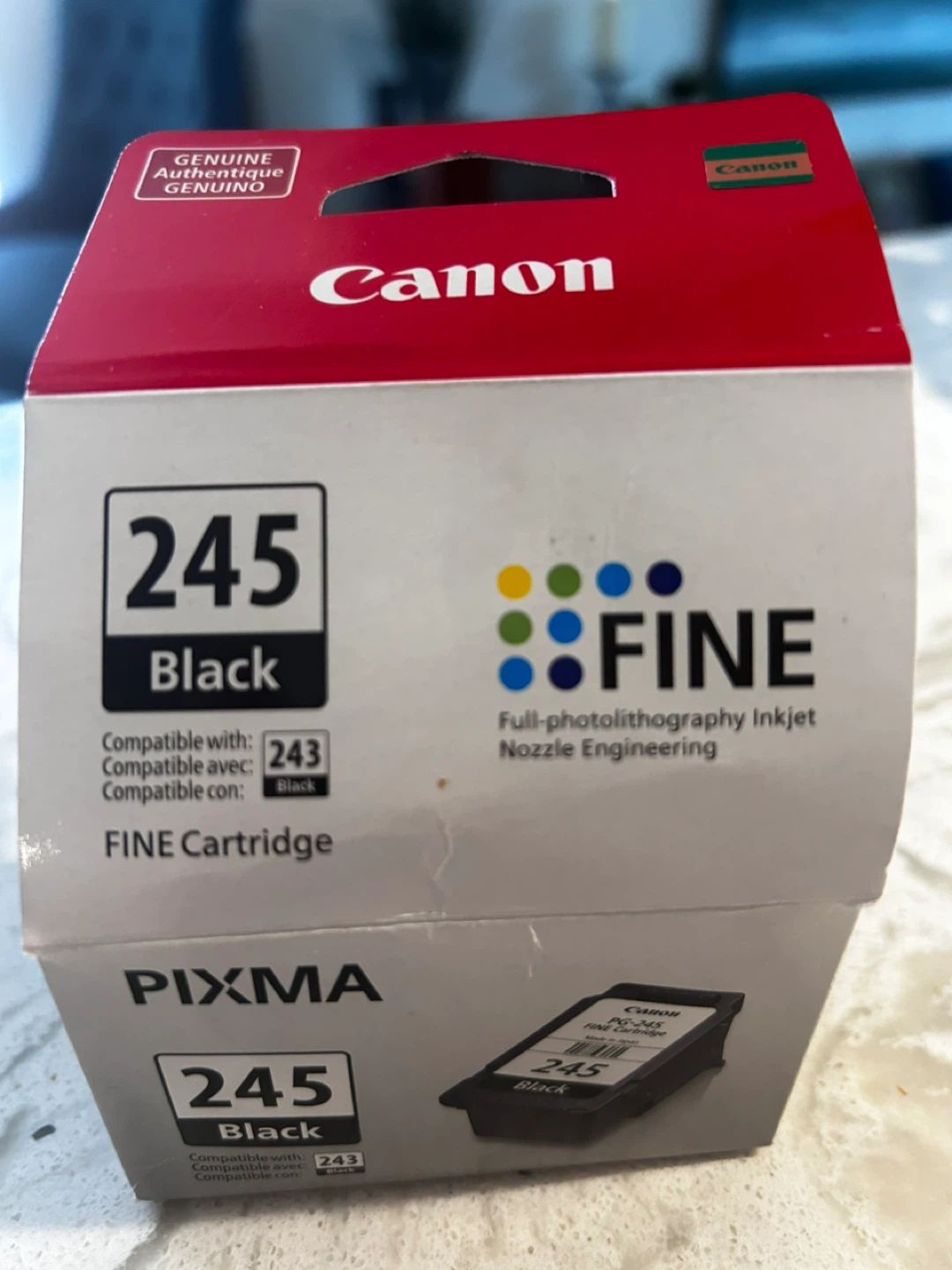 Canon PG-245 Black FINE Cartridge - photo 2