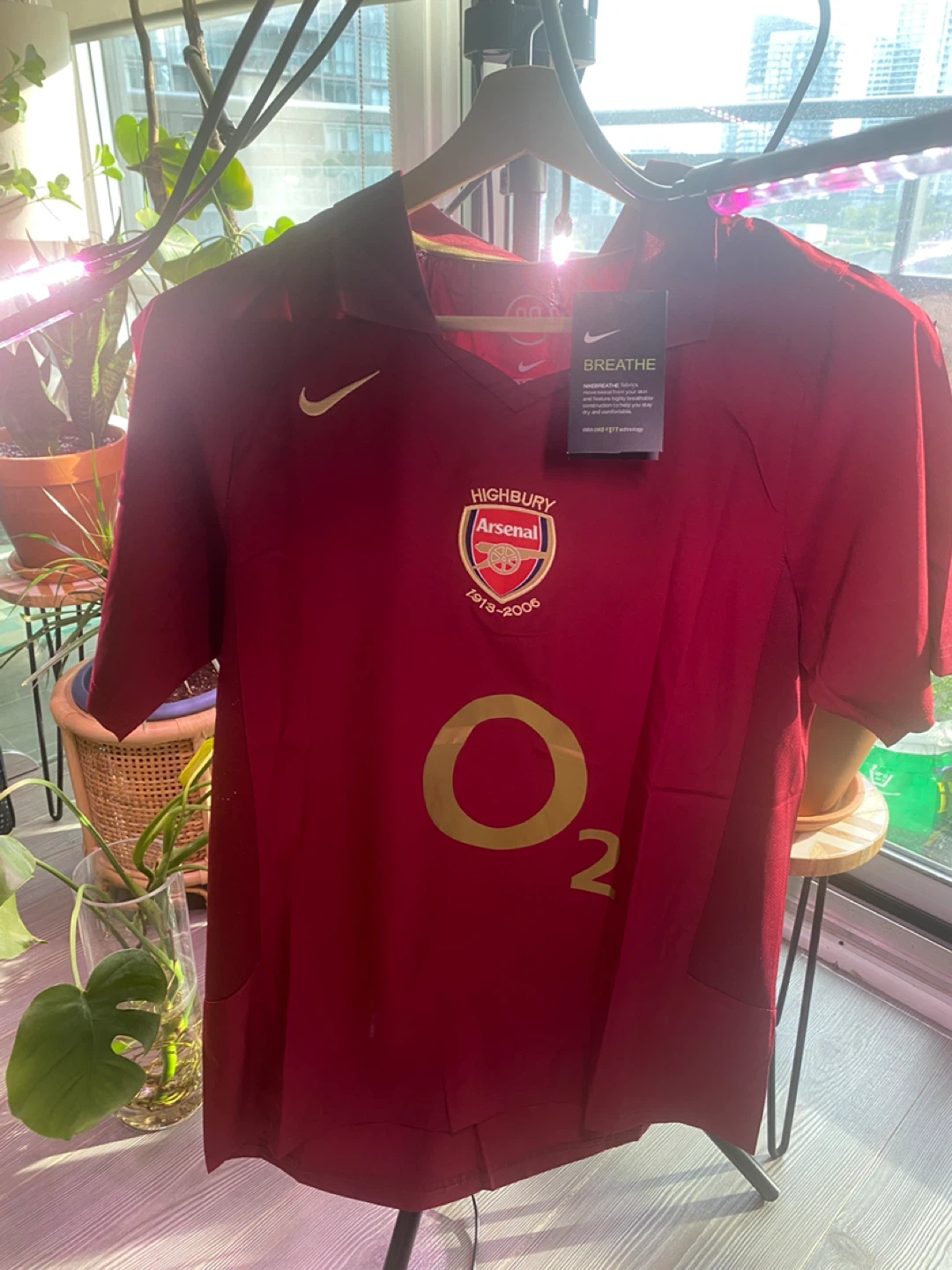 Classic O2 Nike Arsenal Henry 14 Football Jersey⚽️