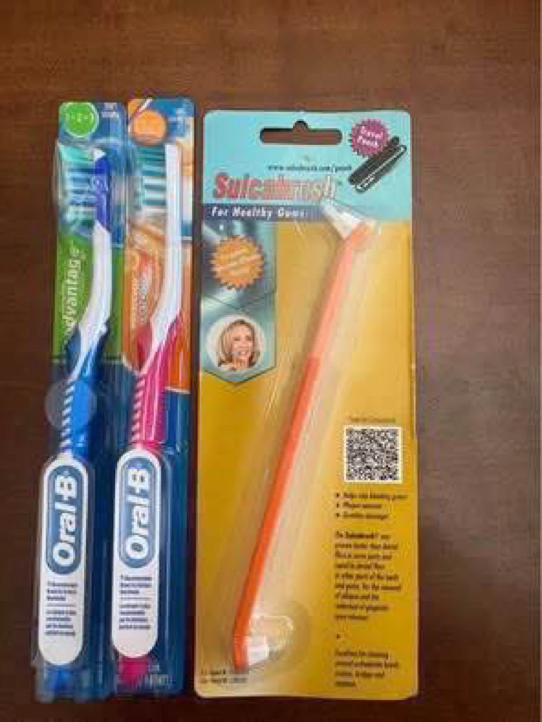 2 Oral-B toothbrushes and Sulcabrush- New, Free
