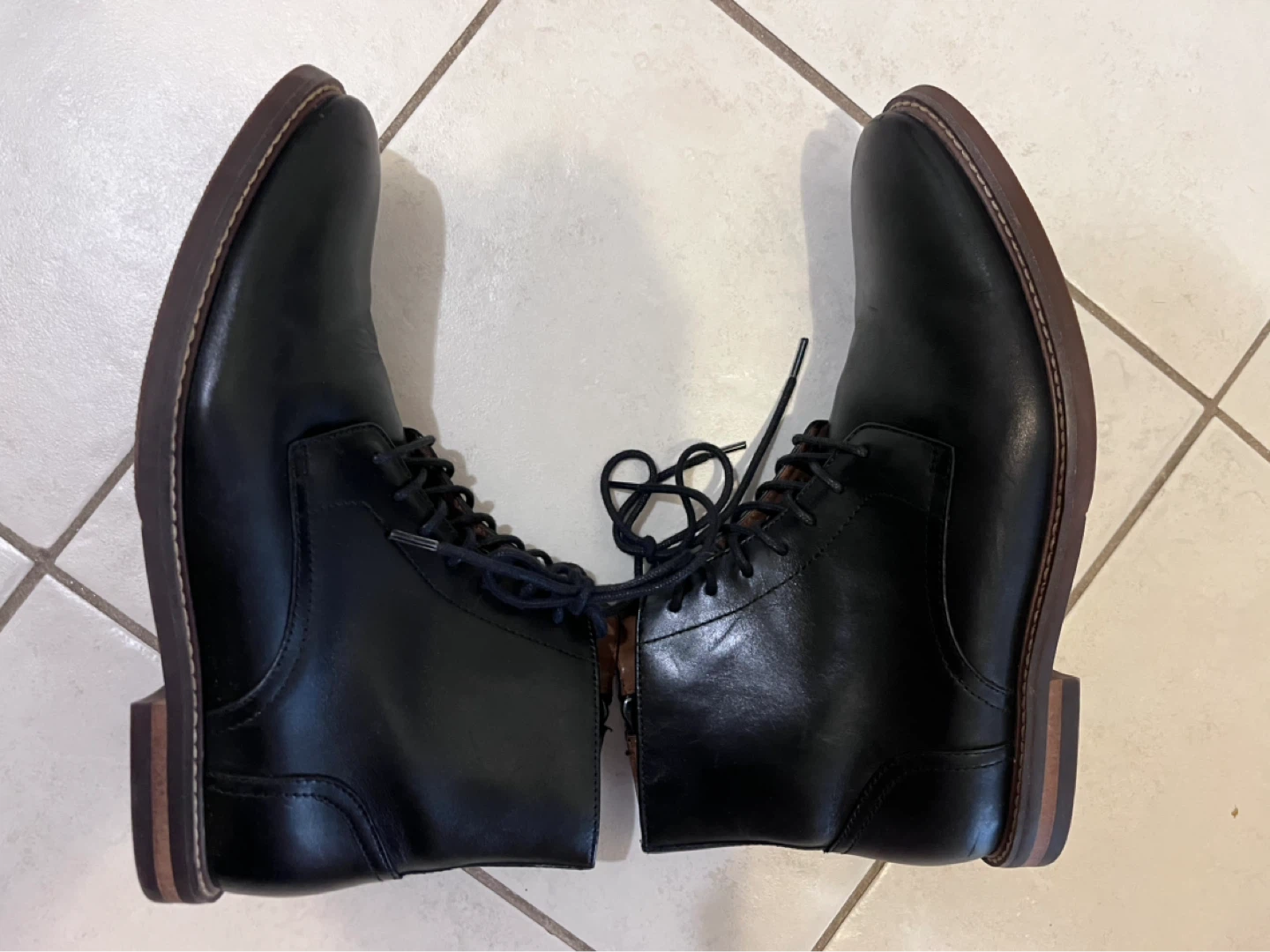ALDO Black Zipper Boots US 7 - photo 2