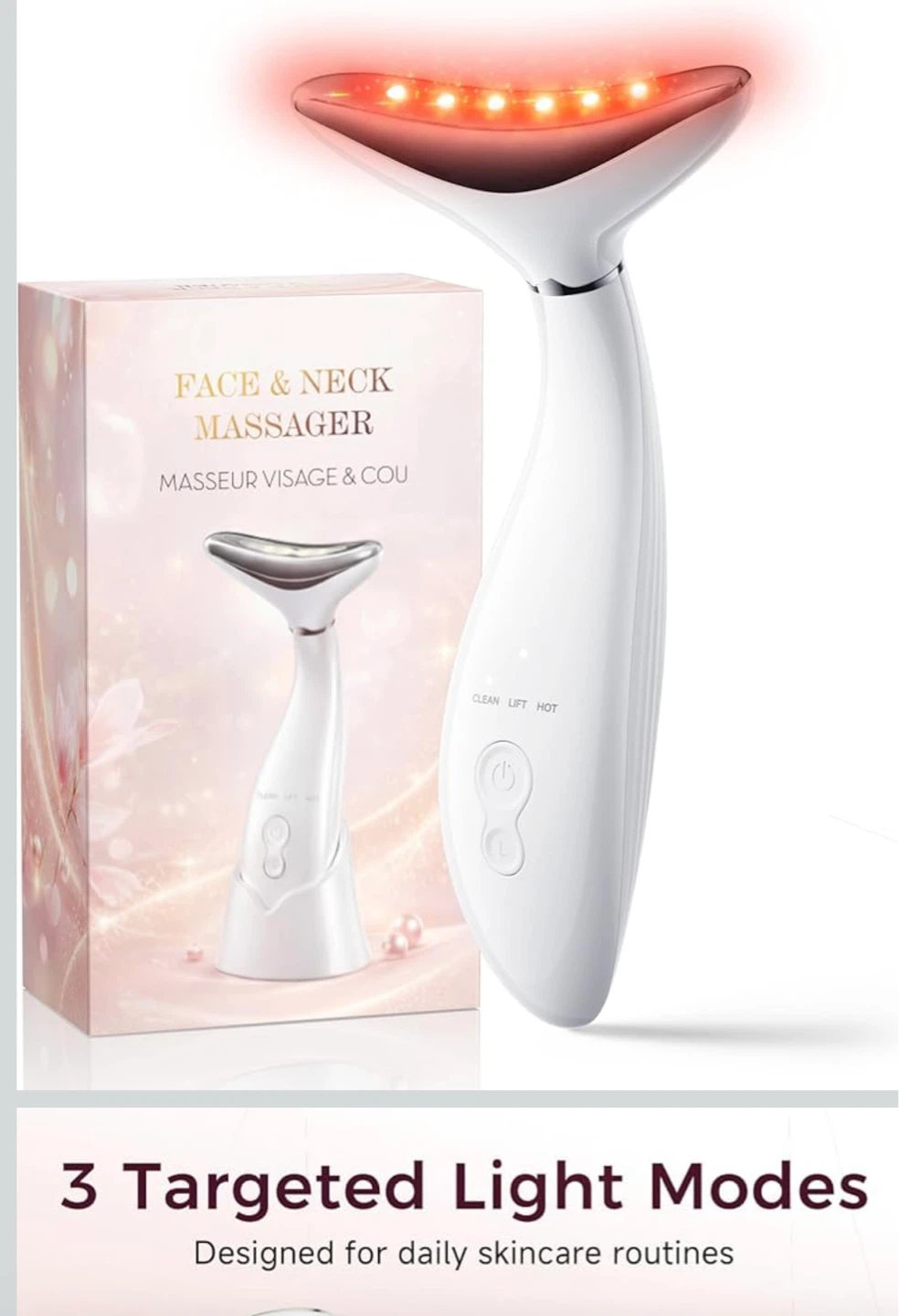 Aoyiray Face & Neck Massager