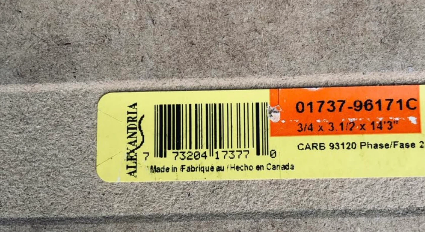 Interbois White Primed MDF Casing 3/4 X 3-1/2 X 96" - 6 pcs - photo 4