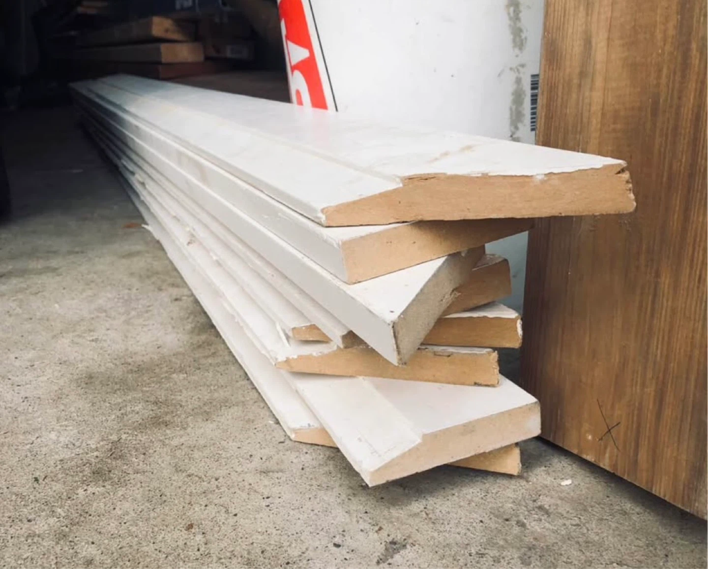 Interbois White Primed MDF Casing 3/4 X 3-1/2 X 96" - 6 pcs - photo 2
