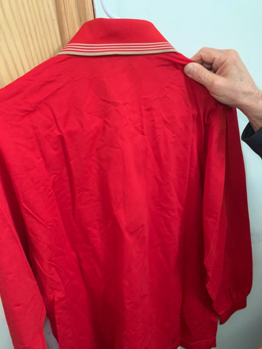 FAVERI Red Long Sleeve Polo Shirt XL ⚽ - photo 3