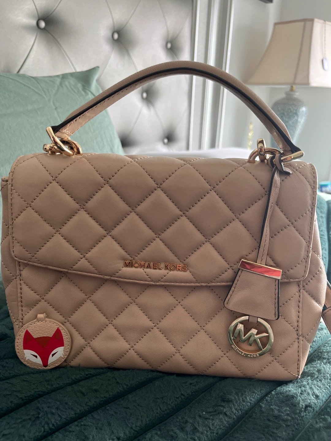 Michael Kors Quilted Leather Satchel Bag - photo 3