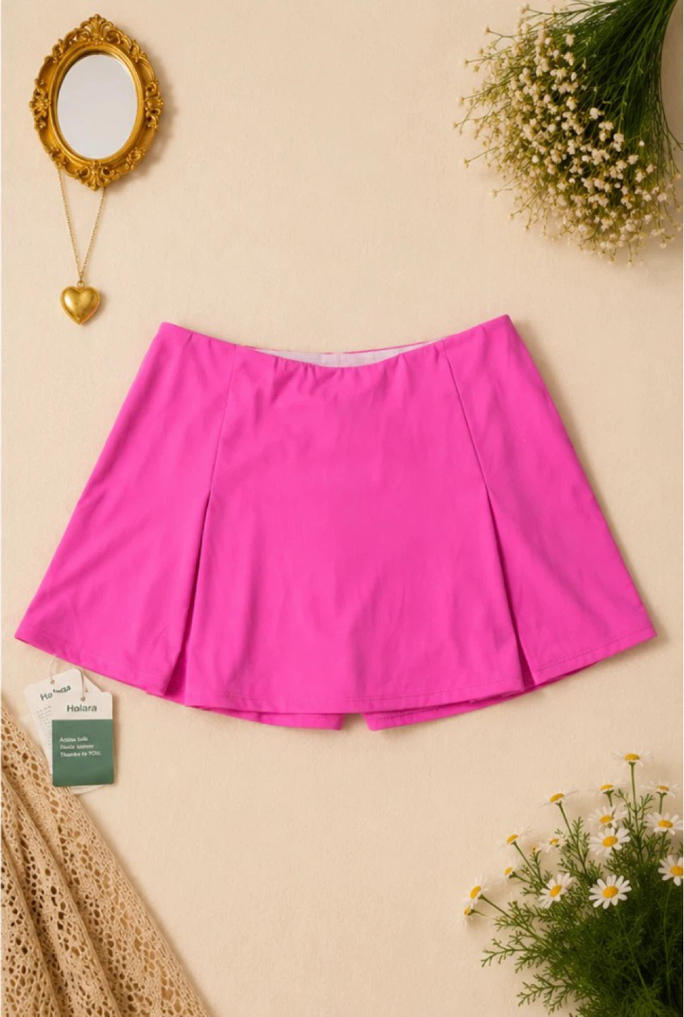 Halara Hot Pink Bow Skort – Size Medium - photo 2