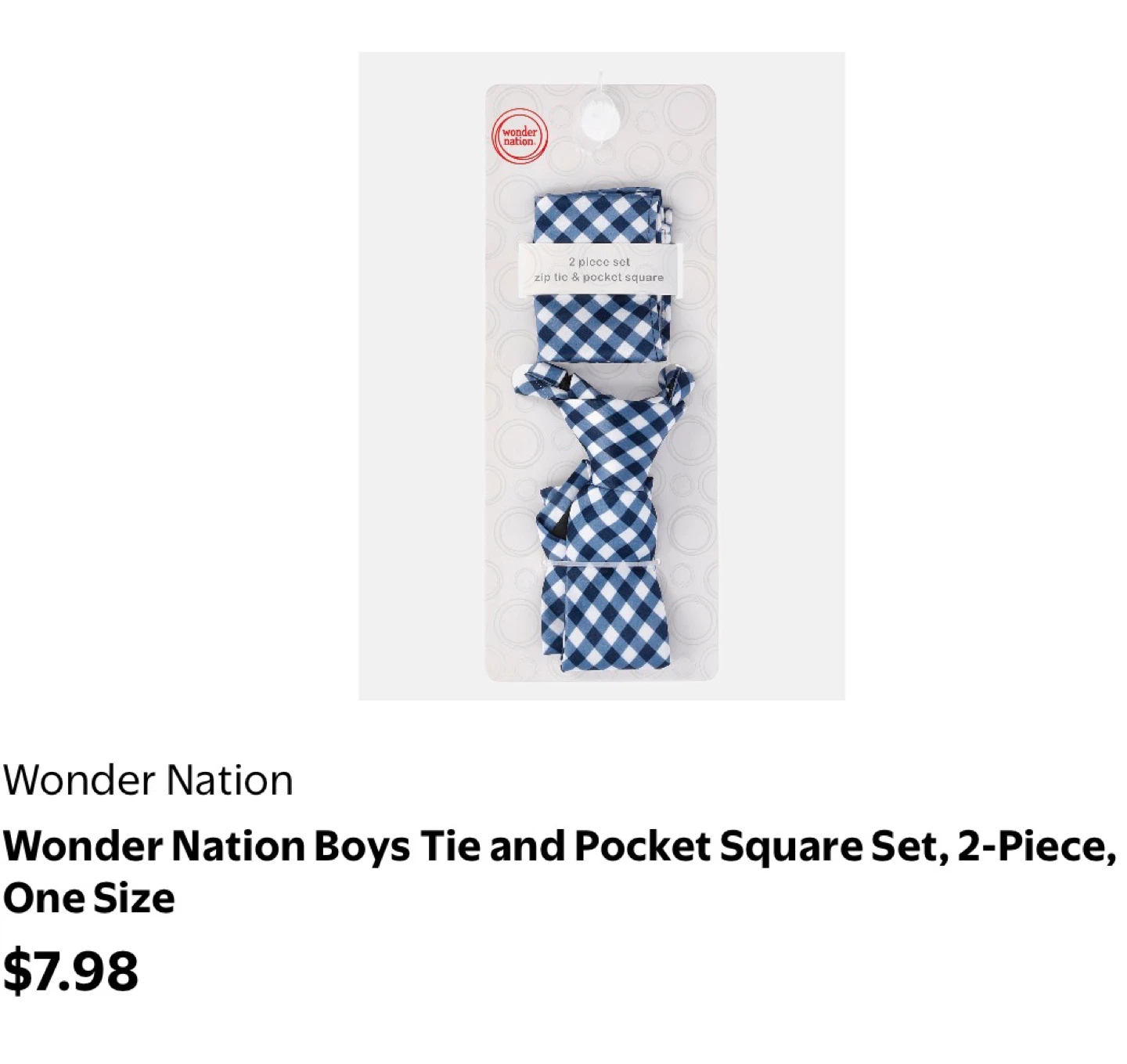 Boys Tie and Pocket Square Set⚽️ - photo 2