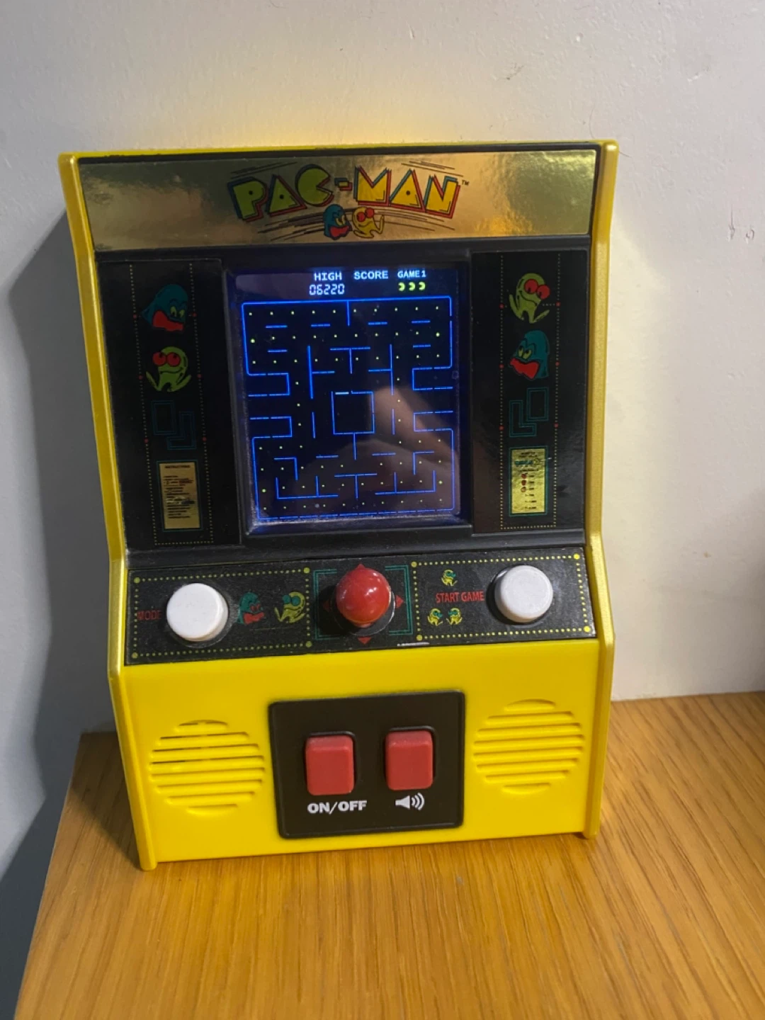 Pac Man Gold Label Hand-Held Arcade Video Game Bandai Namco