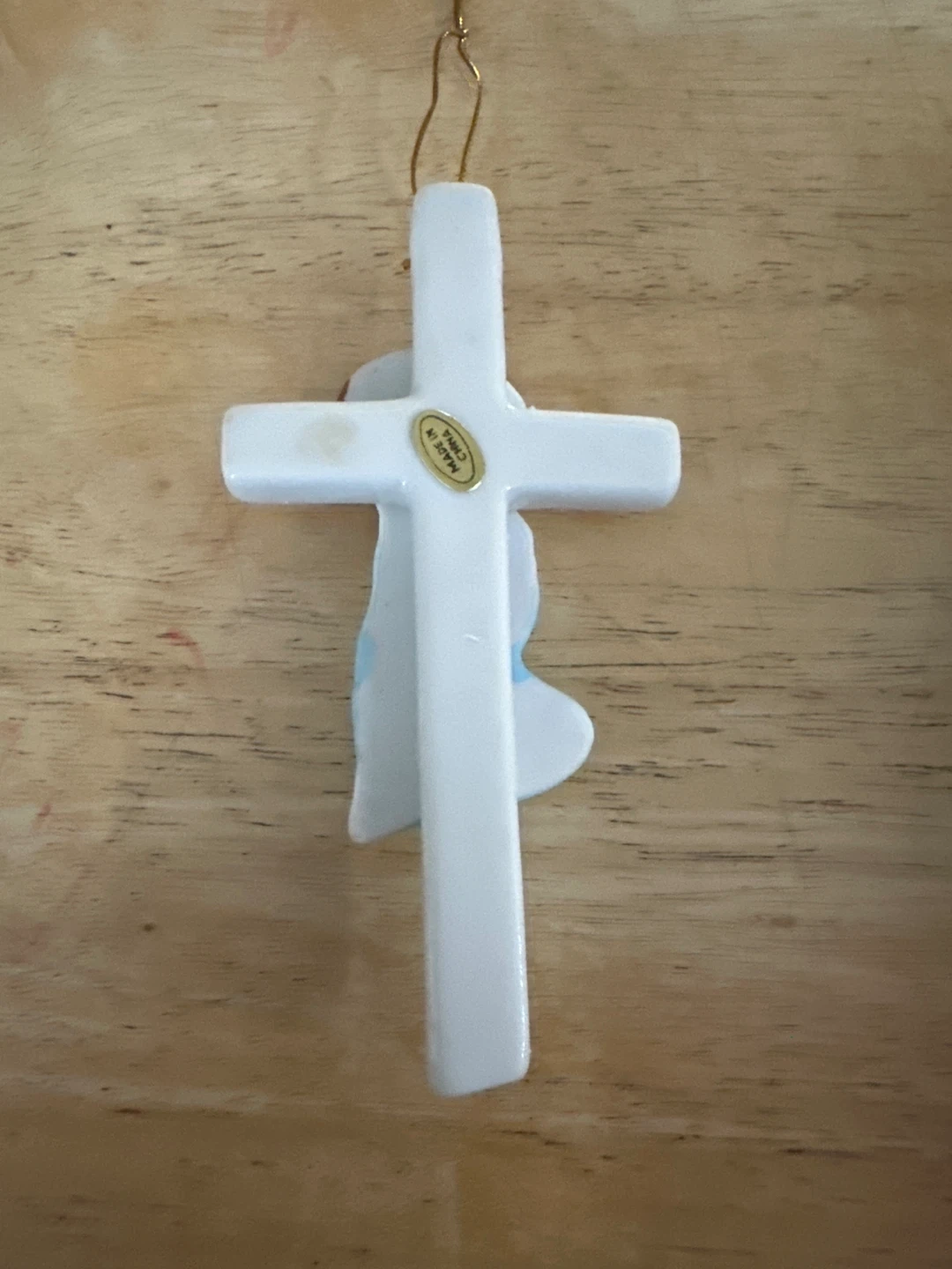 Praying Child Cross Ornament - photo 2