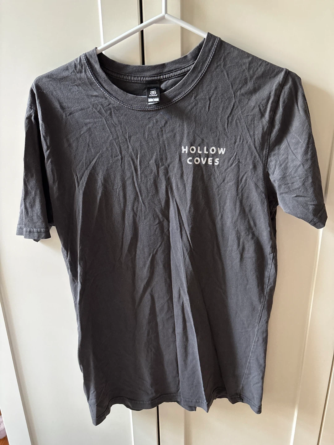 ⚽️AS Colour Faded T-Shirt - Hollow Coves Graphic - Size S