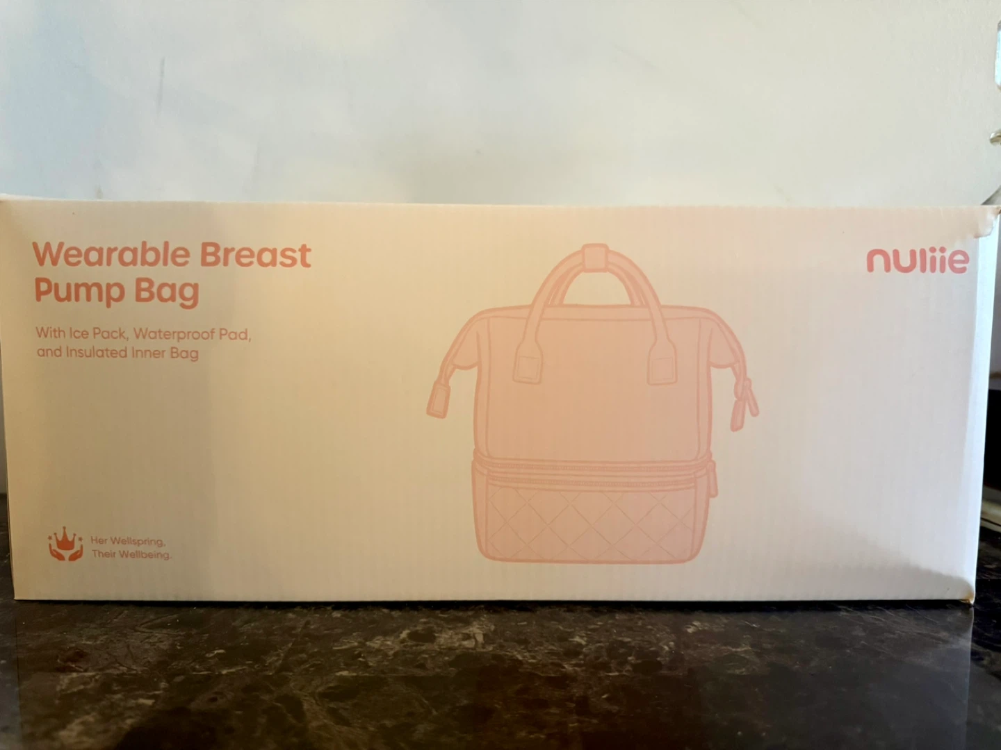 Brand New Nuliie Wearable Breast Pump Bag with Ice Pack