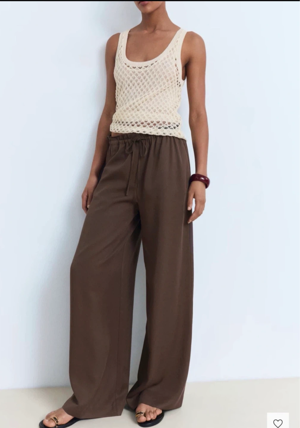 Mango wide leg Pants