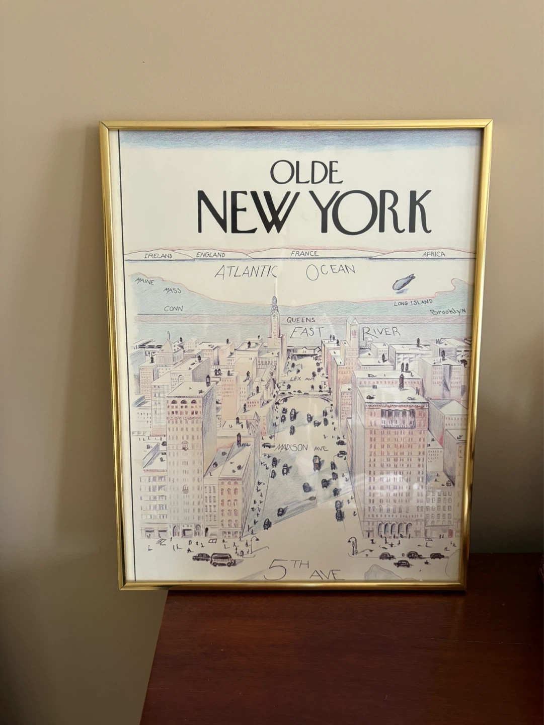 Olde New York Framed Print - photo 2