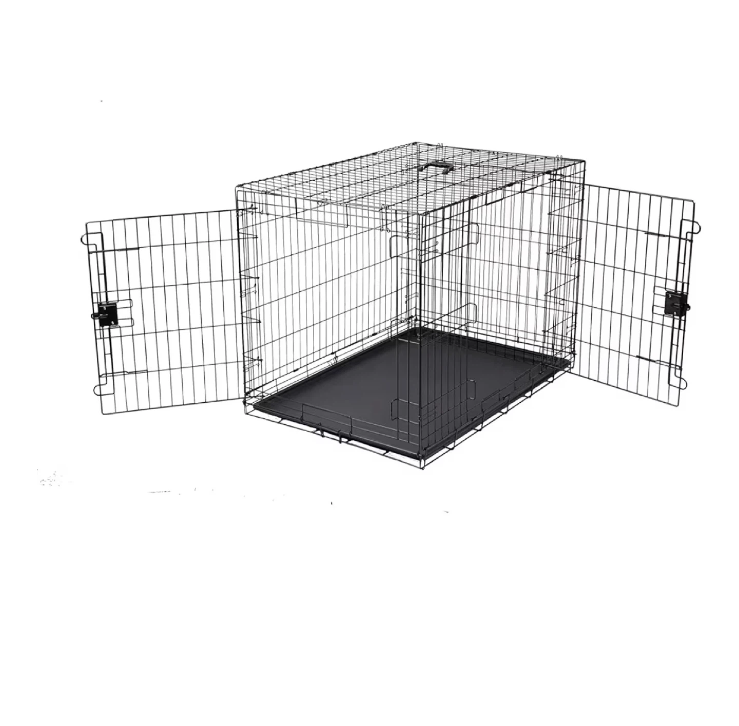 Wire Dog Crate with Double Doors