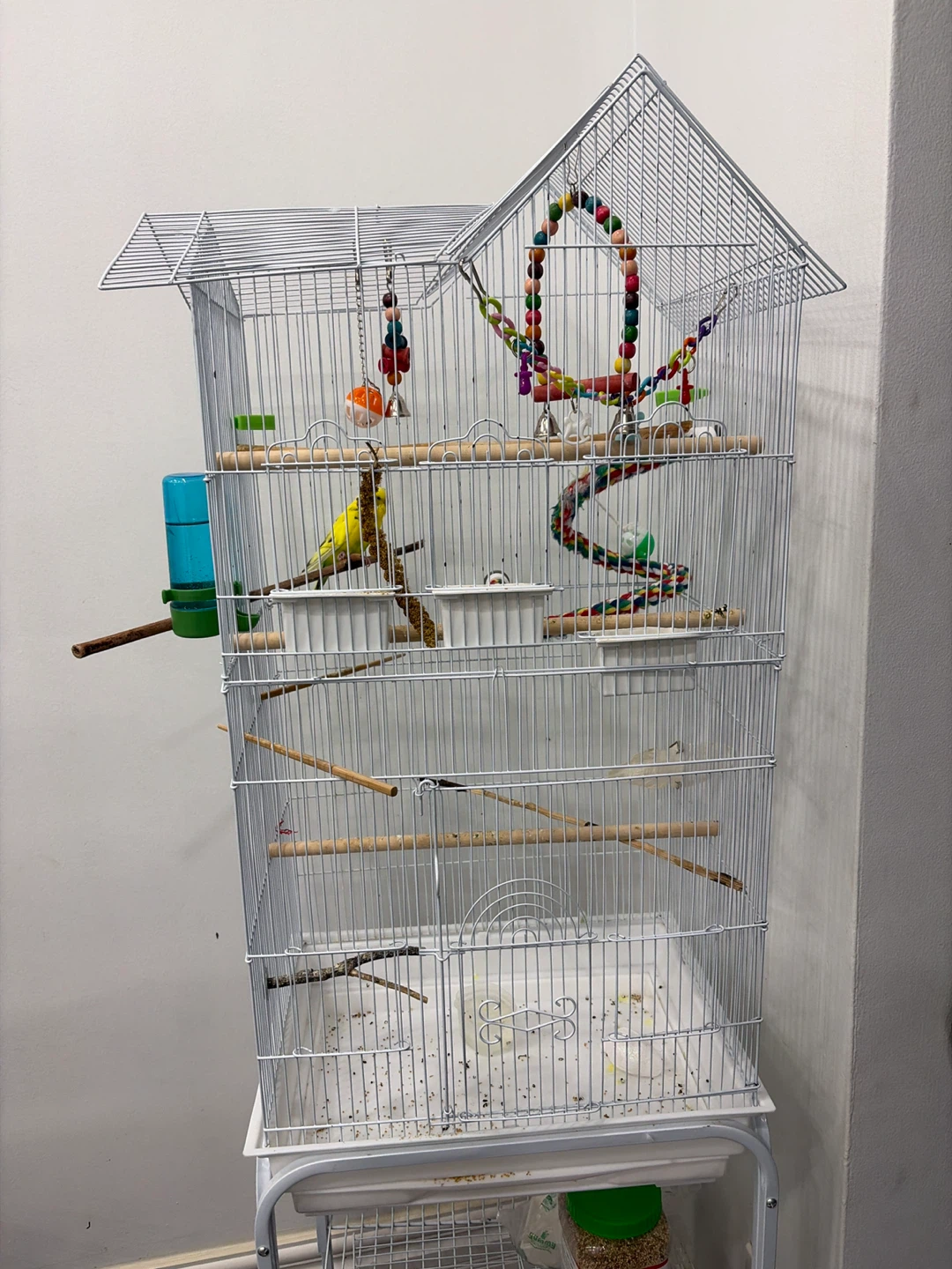 Large Bird Cage with Accessories - photo 2