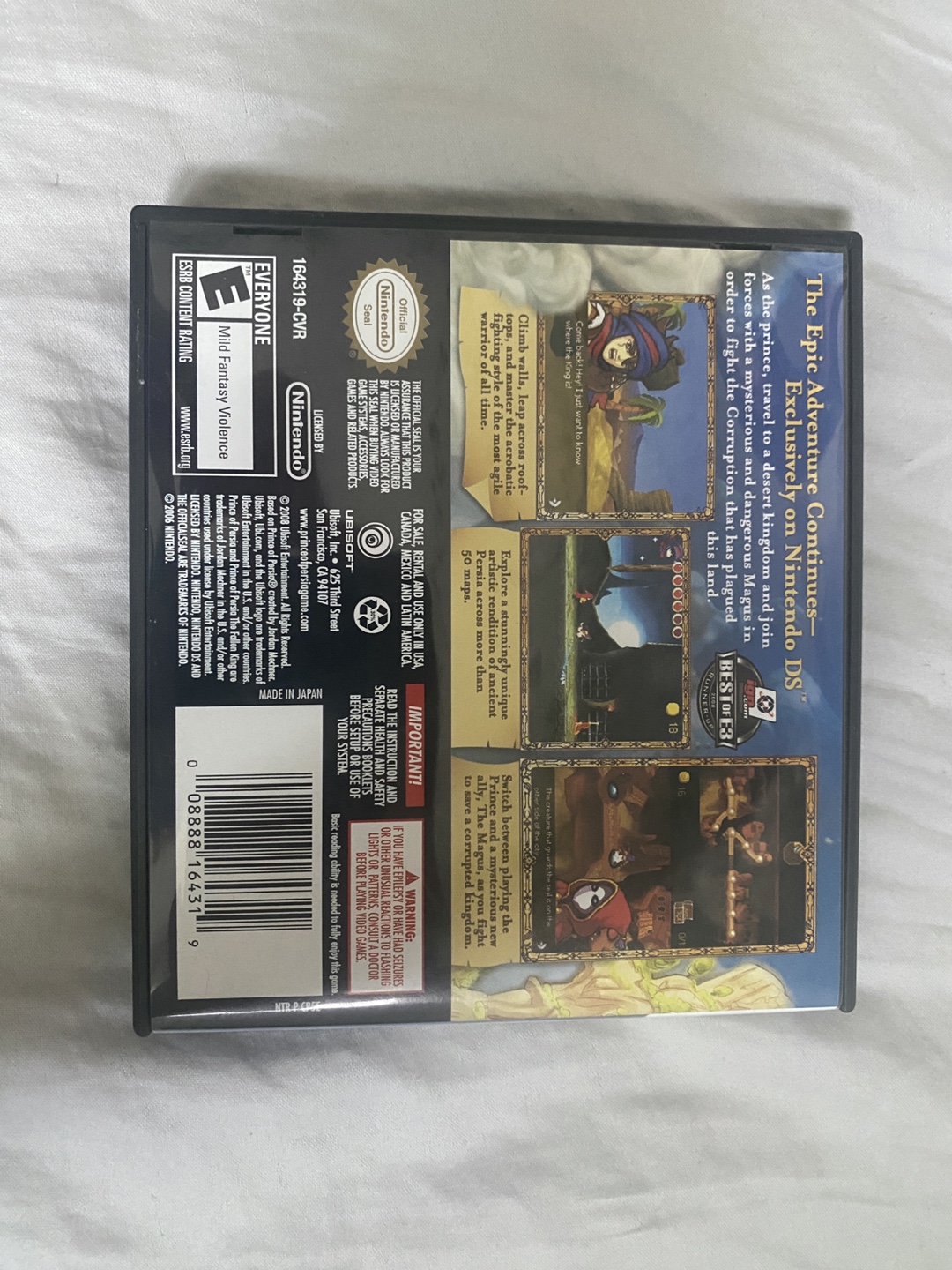 Prince of Persia: The Fallen King Nintendo DS Game - photo 3