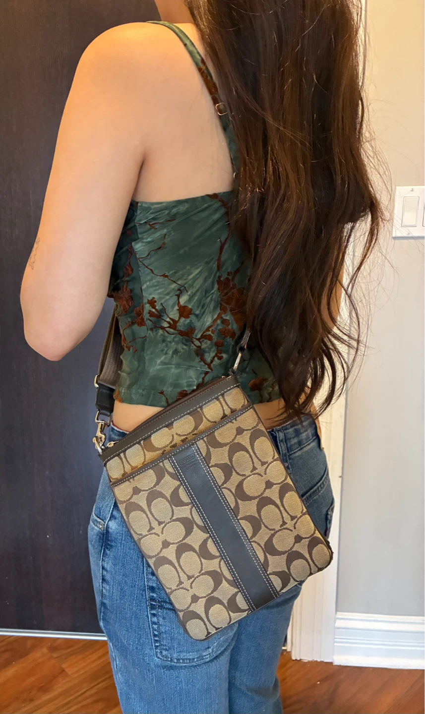 Coach Monogram Crossbody Bag