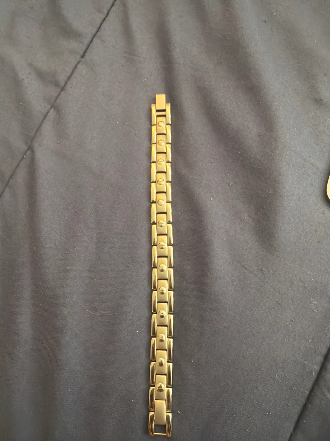⚽ Silver Tone Link Bracelet