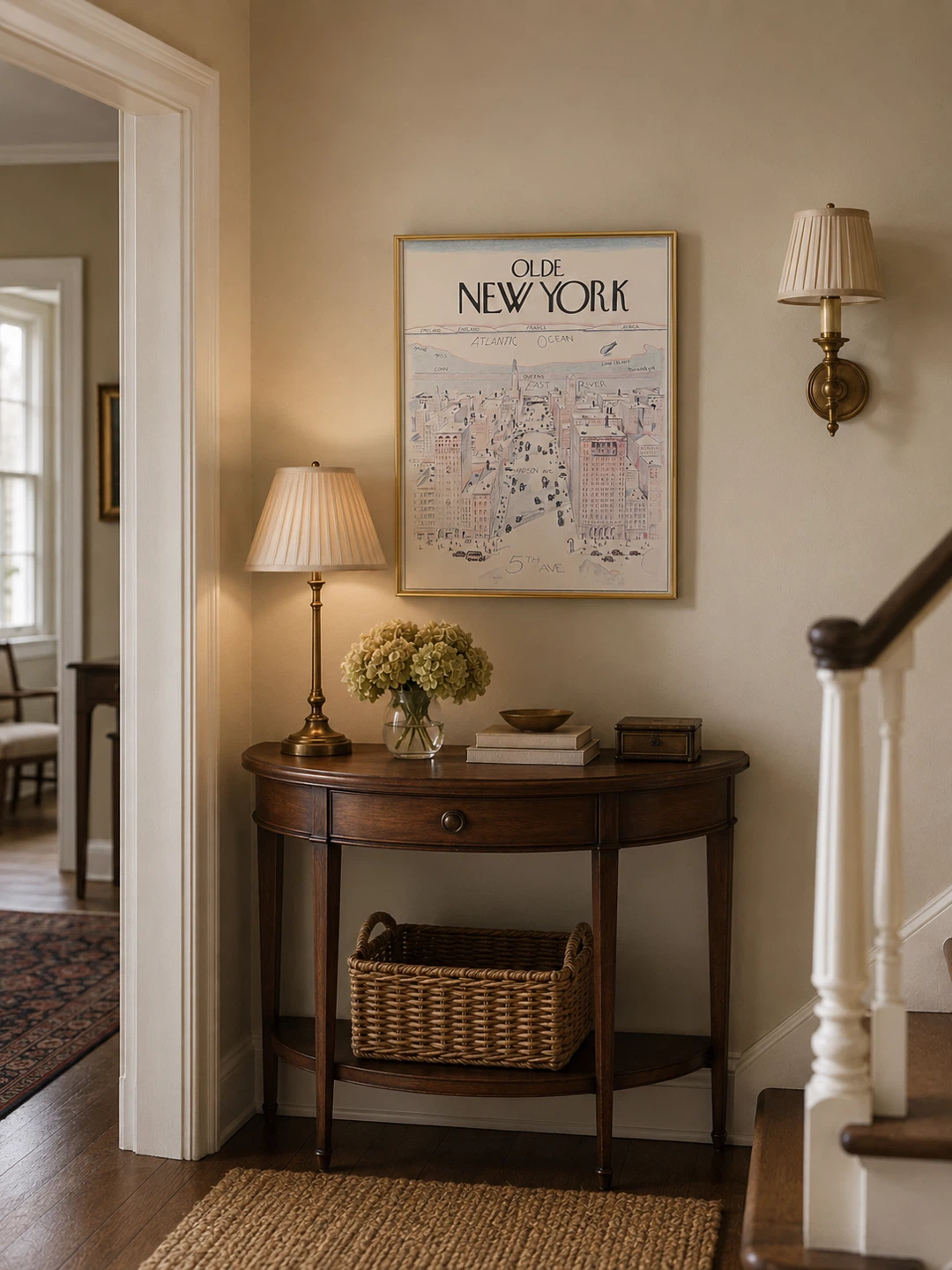 Olde New York Framed Print