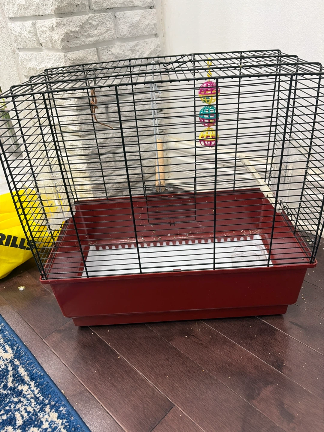 Wire Pet Cage with Red Tray - photo 2