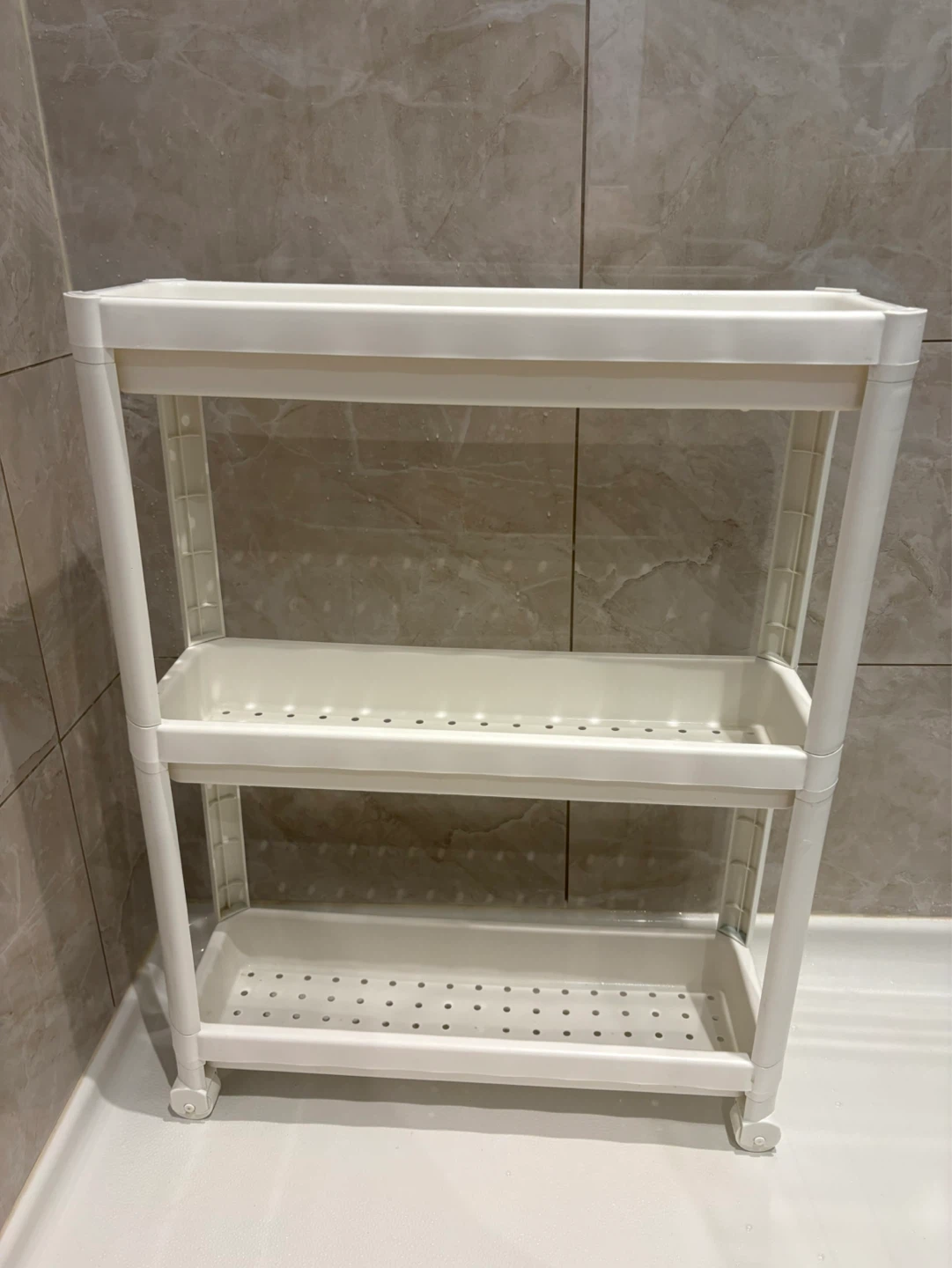 White 3-Tier Storage Shelf - photo 3