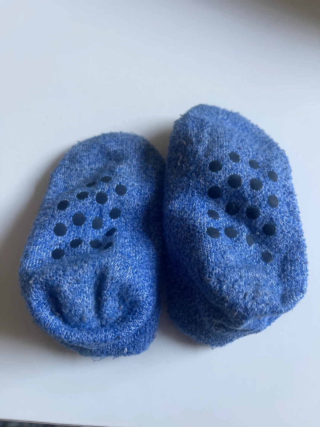 Blue Gripper Socks