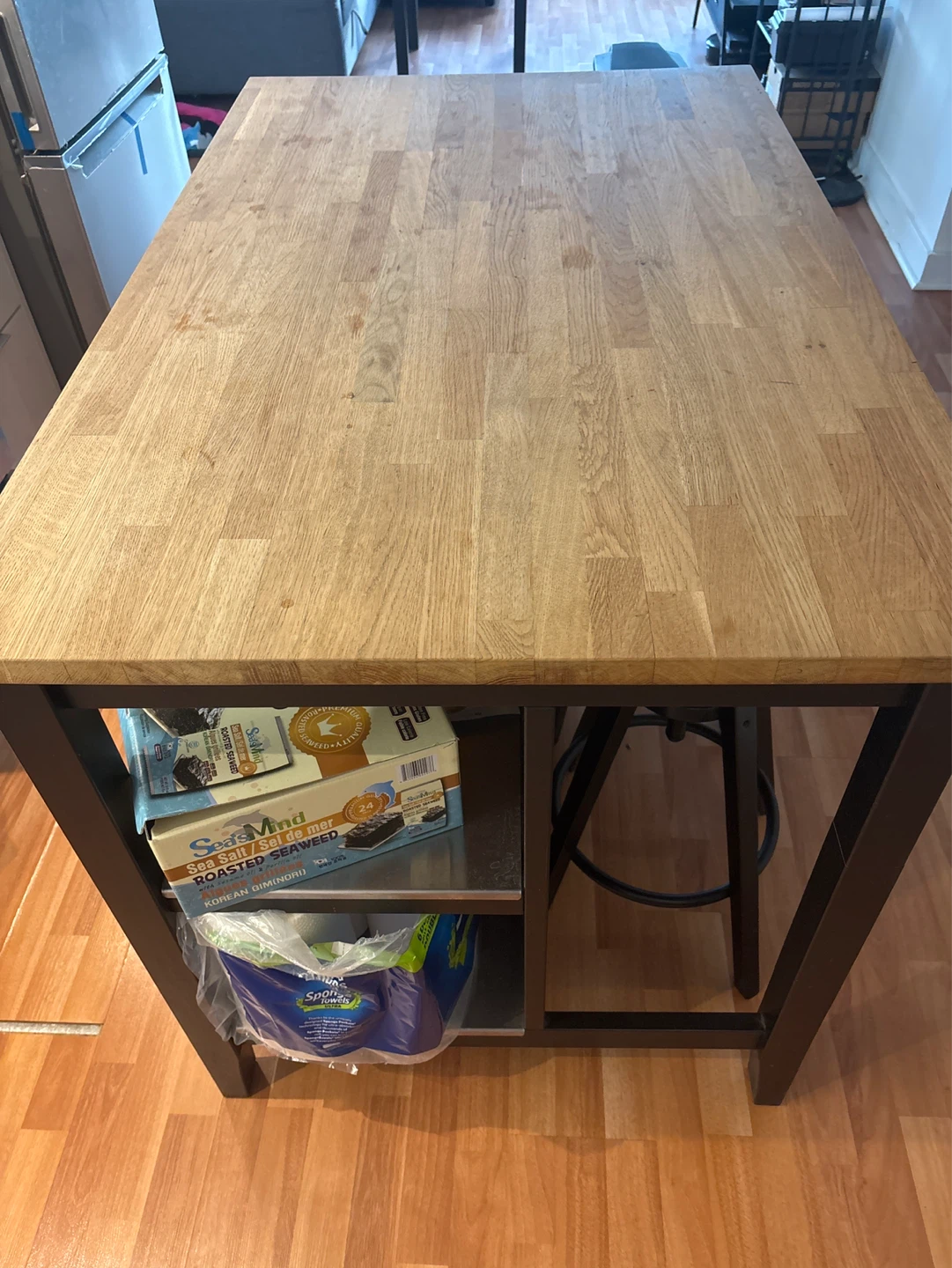 IKEA Stenstorp Kitchen Island Wooden Top - photo 3