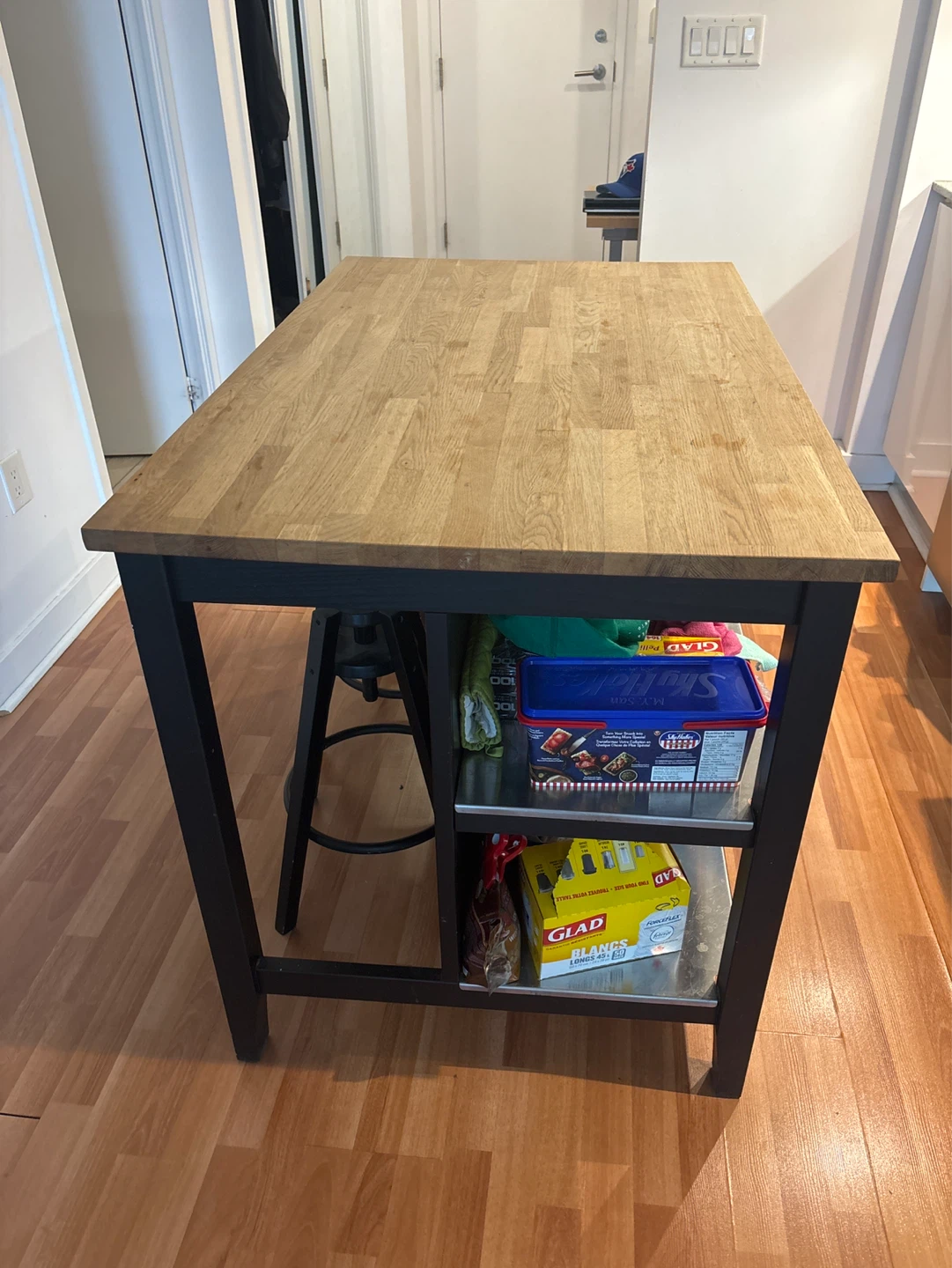 IKEA Stenstorp Kitchen Island Wooden Top - photo 2