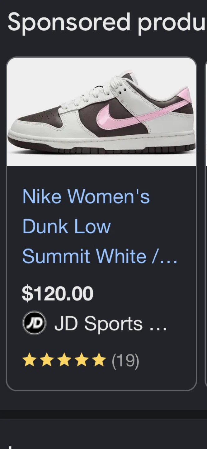 Nike Dunk Low Women's Summit White/Dark Brown/Pink - photo 5