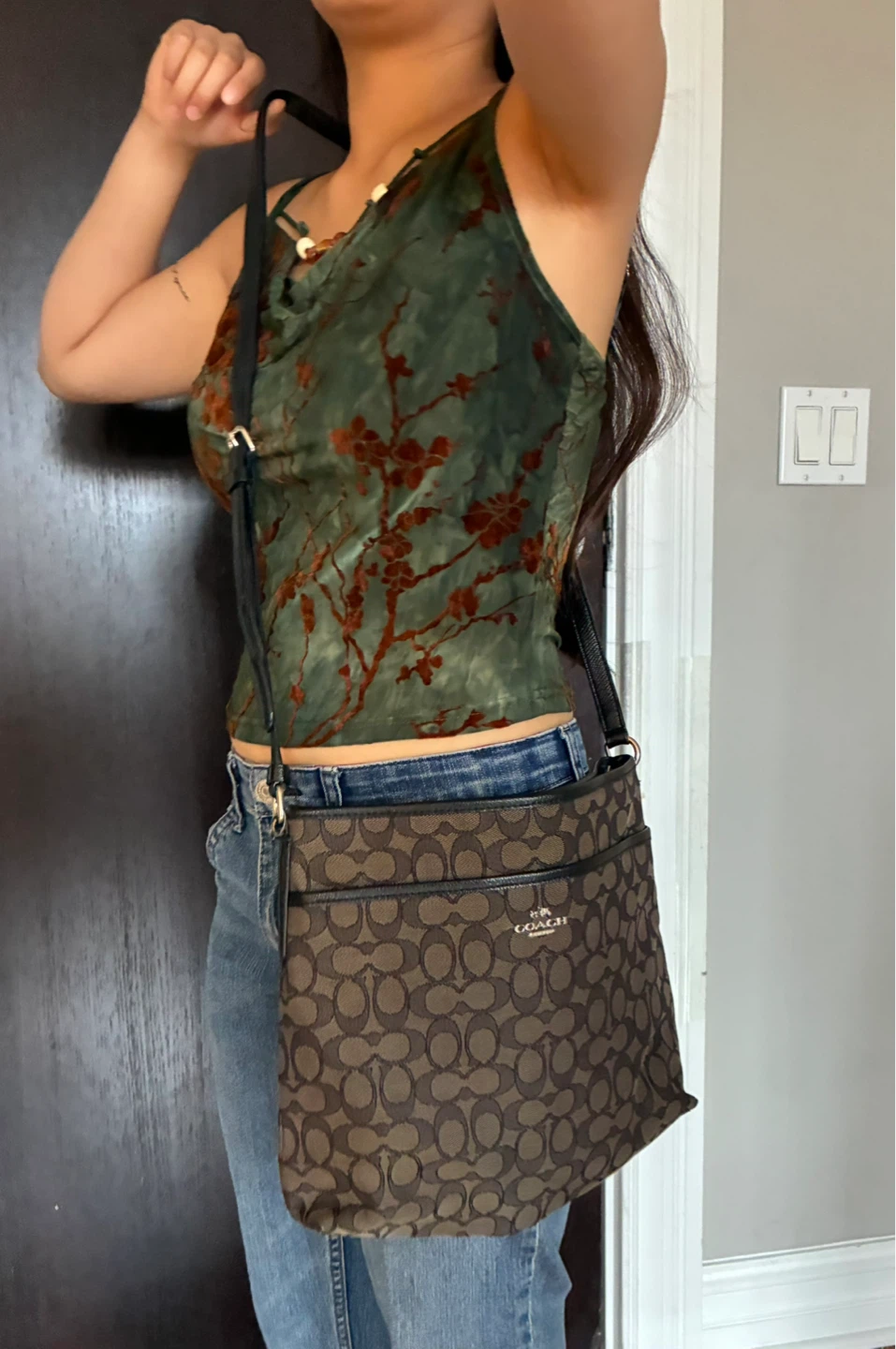 Coach Signature Jacquard Crossbody Bag - photo 2
