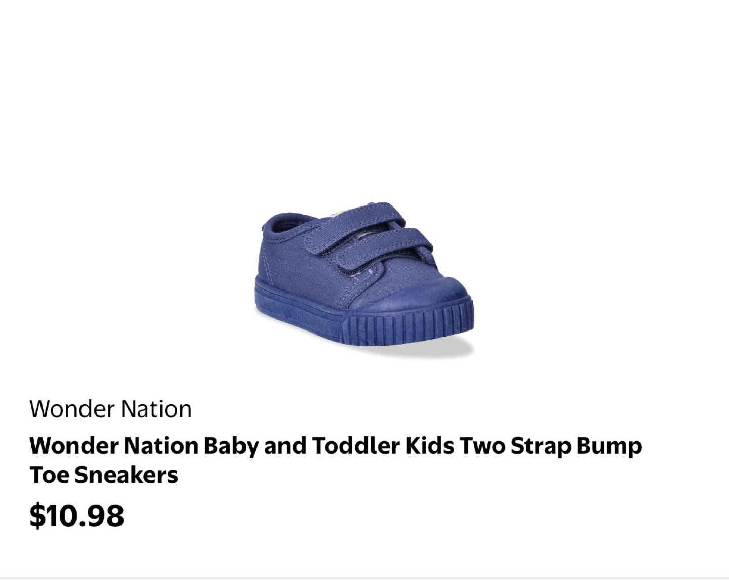 Wonder Nation Blue Two Strap boys Sneakers⚽️ - photo 4
