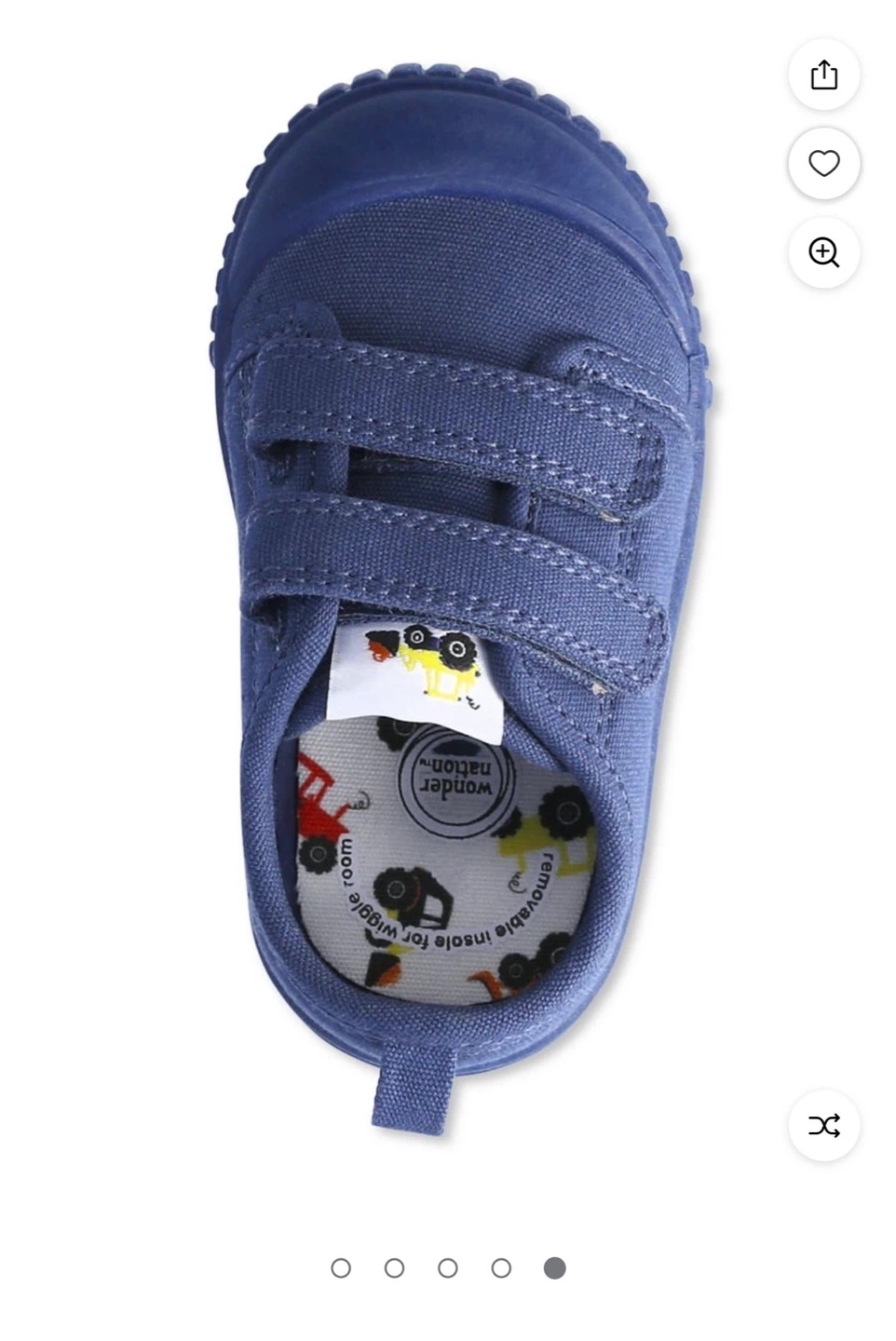 Wonder Nation Blue Two Strap boys Sneakers⚽️ - photo 3