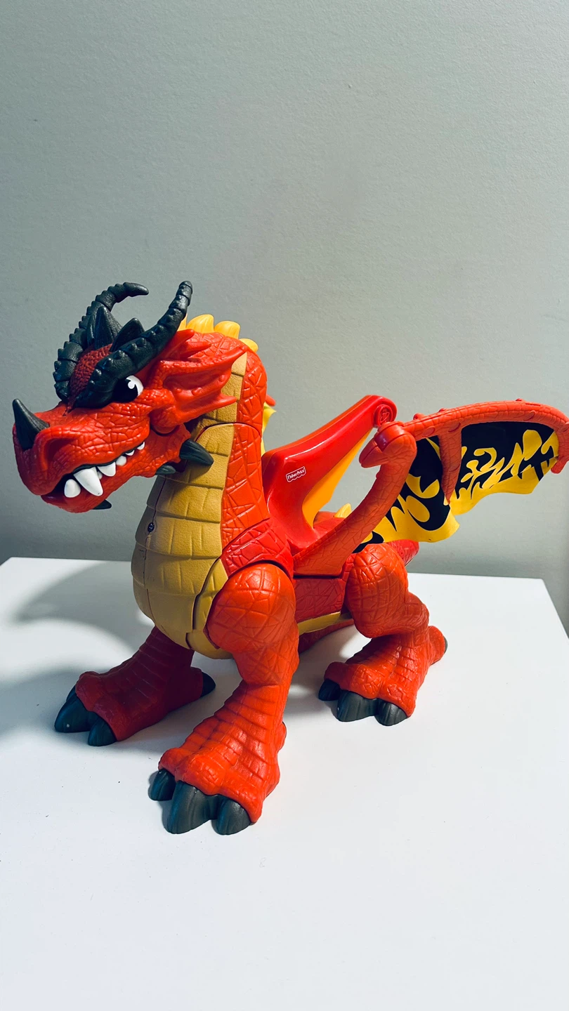 2012 Fisher-Price Imaginext Eagle Talon Castle Red Dragon 14" - photo 2