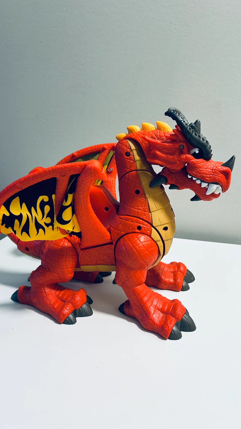 2012 Fisher-Price Imaginext Eagle Talon Castle Red Dragon 14"