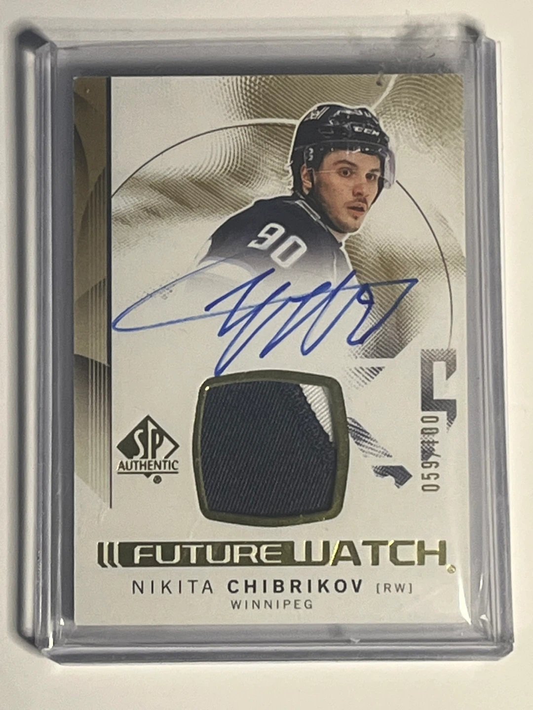 Nikita Chibrikov Future Watch Autograph Hockey Card