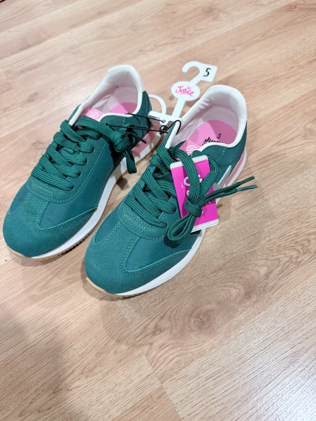 Justice Big Girls Jogger Sneakers- size 5⚽️ - photo 4