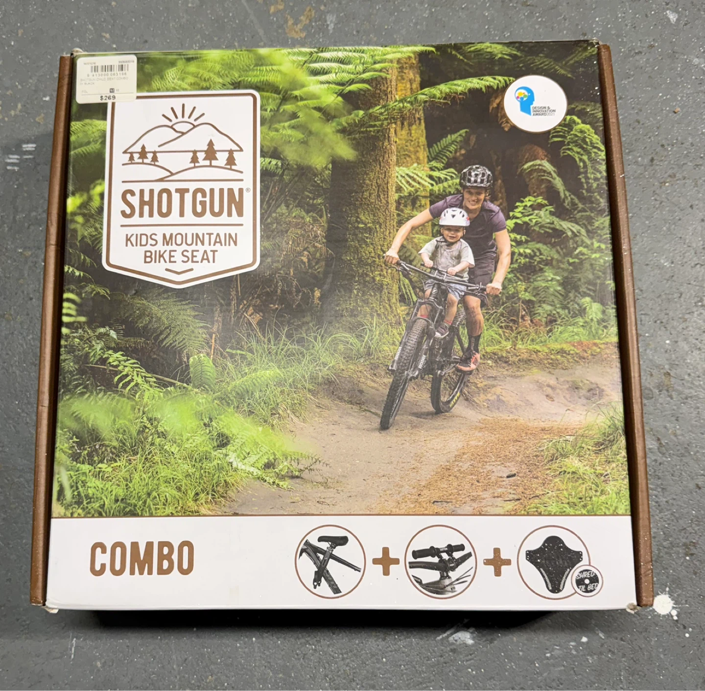 SHOTGUN Kids Mountain Bike Seat Combo - photo 4