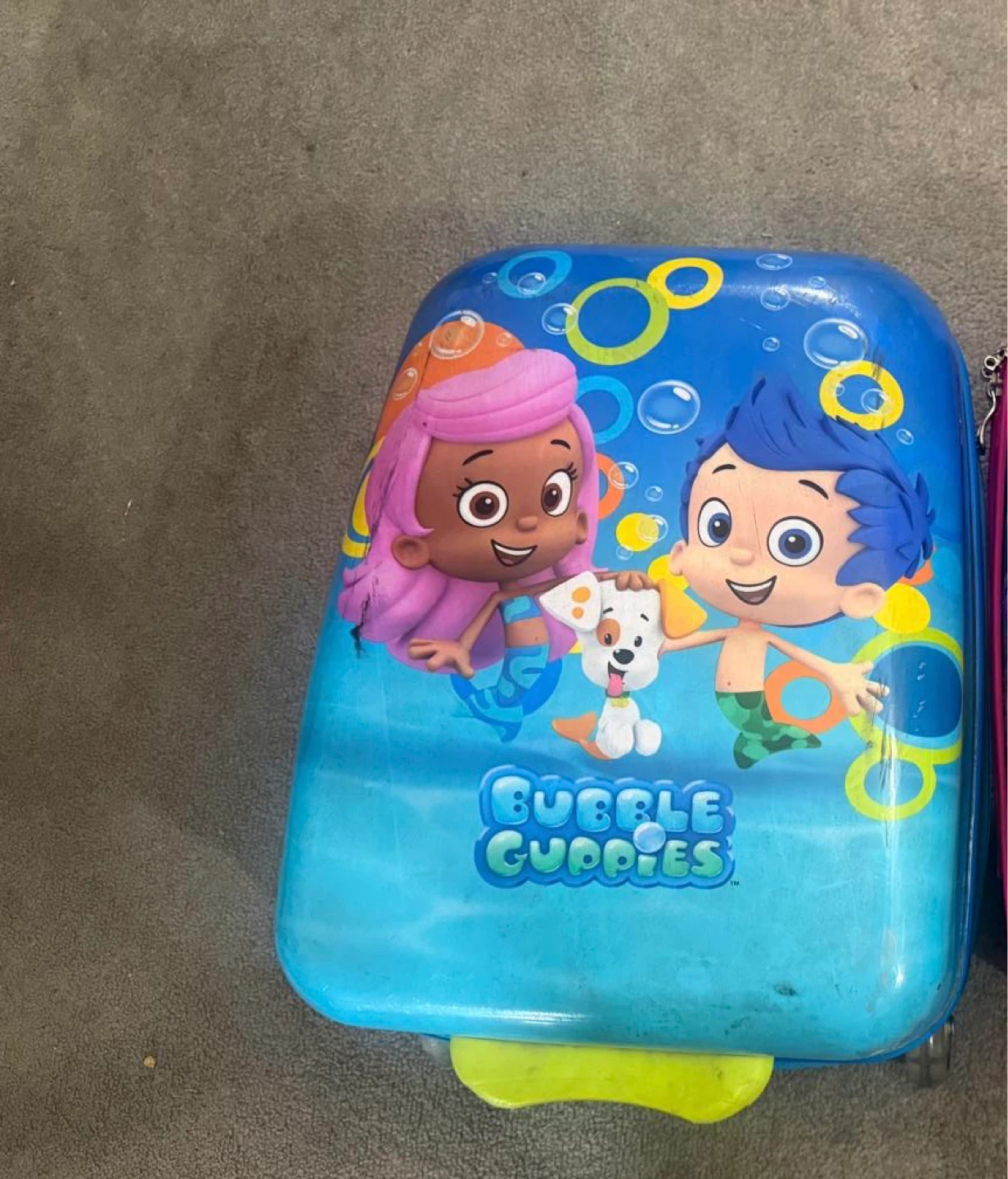 Bubble Guppies Kids Rolling Luggage