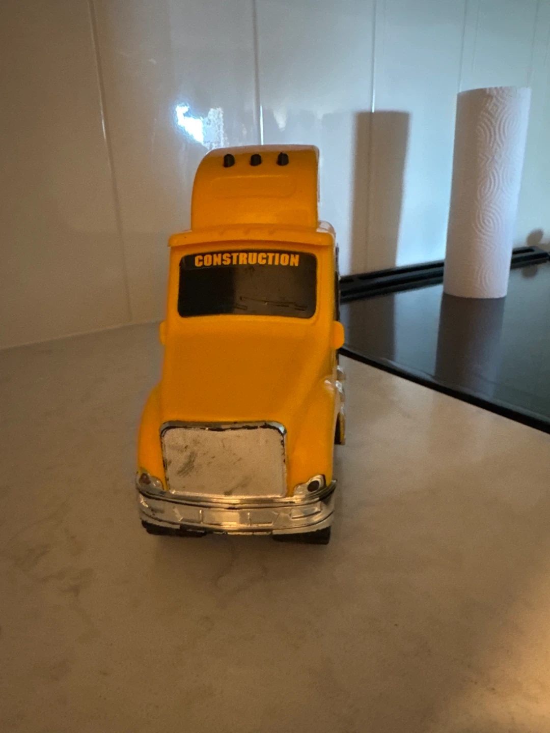 Yellow Flatbed Toy Truck - photo 2
