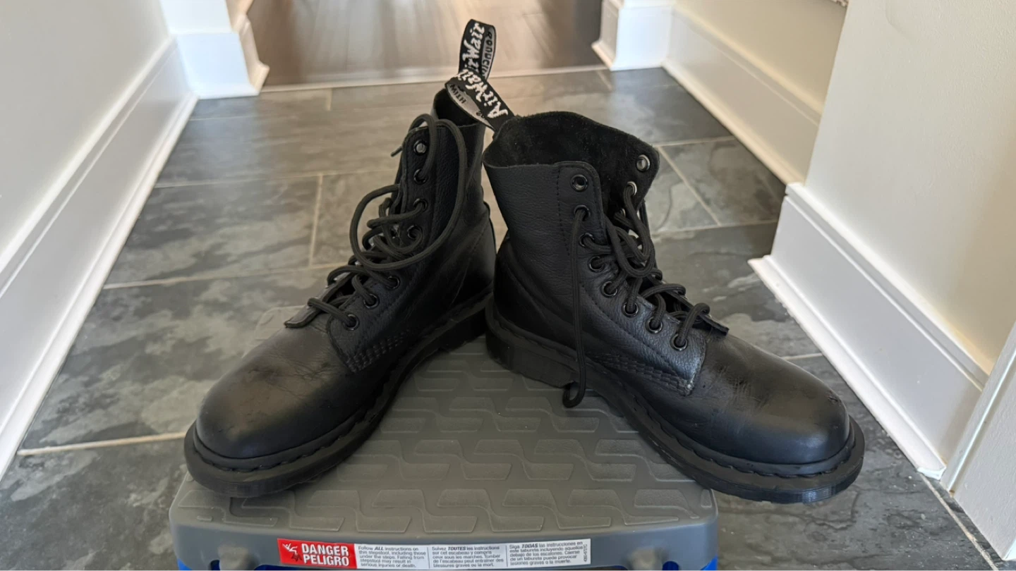 Dr. Martens Black Leather Boots - photo 2