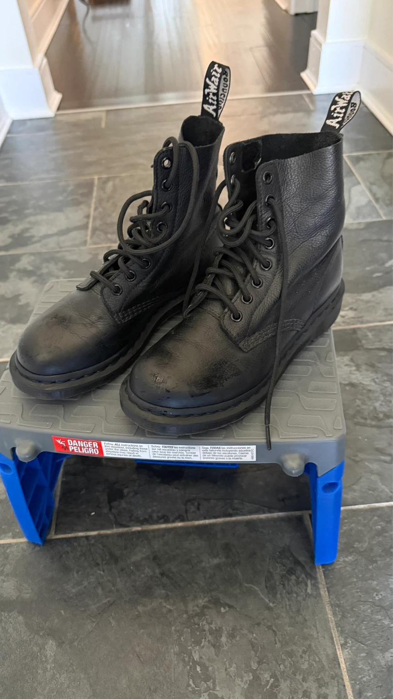Dr. Martens Black Leather Boots
